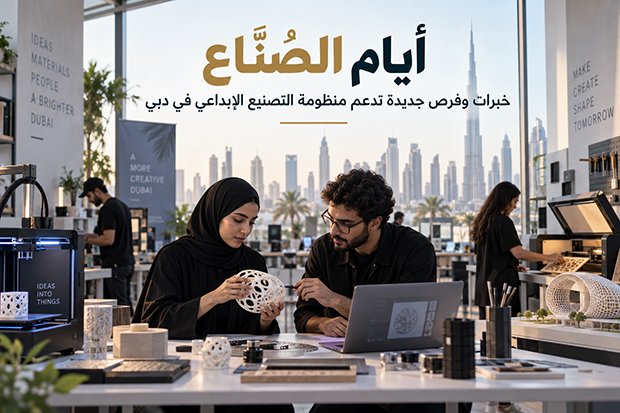 “أيام الصُنَّاع”.. خبرات وفرص جديدة تدعم منظومة التصنيع الإبداعي في دبي